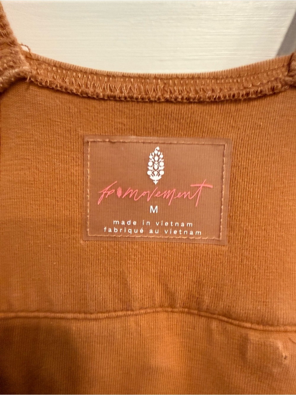 Free People Movement Hot Shot Onesie Jumpsuit Medium Toasted Coconut Tan Brown - Picture 2 of 4